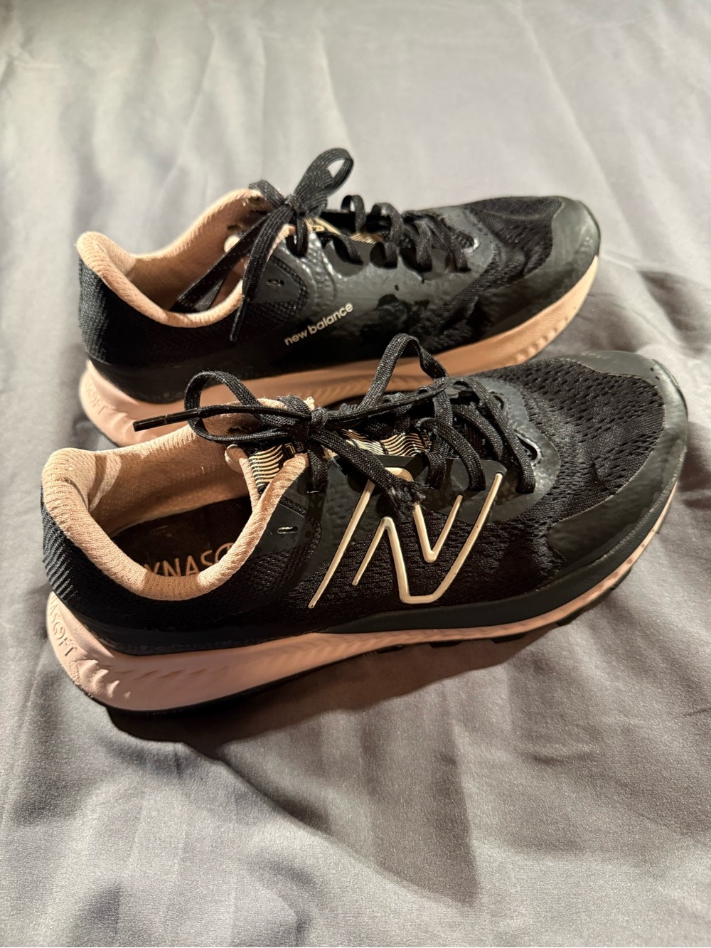 New Balance Dynasoft Nitrel v5 Trail Shoes Black / Peach WTNTRLB5 Women's 9